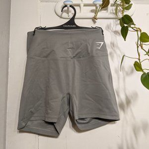 Gymshark training shorts in grey, medium